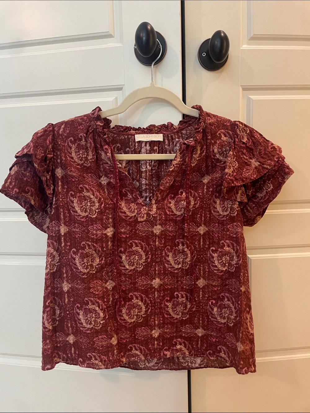 Ulla Johnson Burgundy Blouse